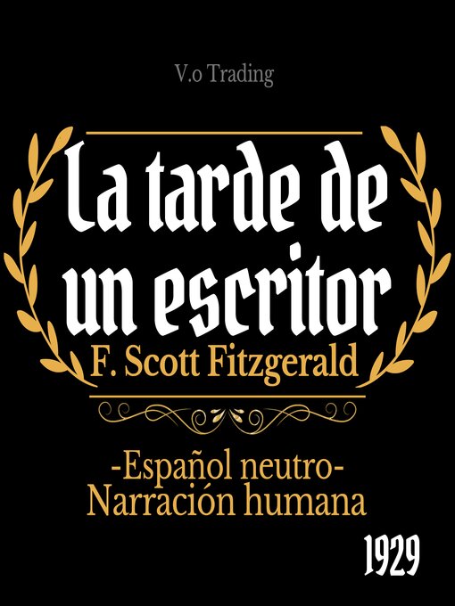 Title details for La tarde de un escritor by F. Scott Fitzgerald - Available